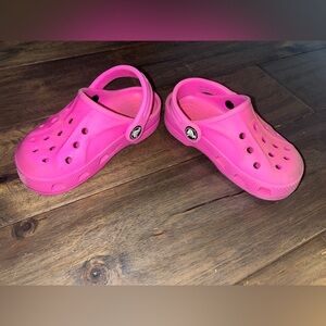 CROCS Pink Water Shoes with Perforated Design